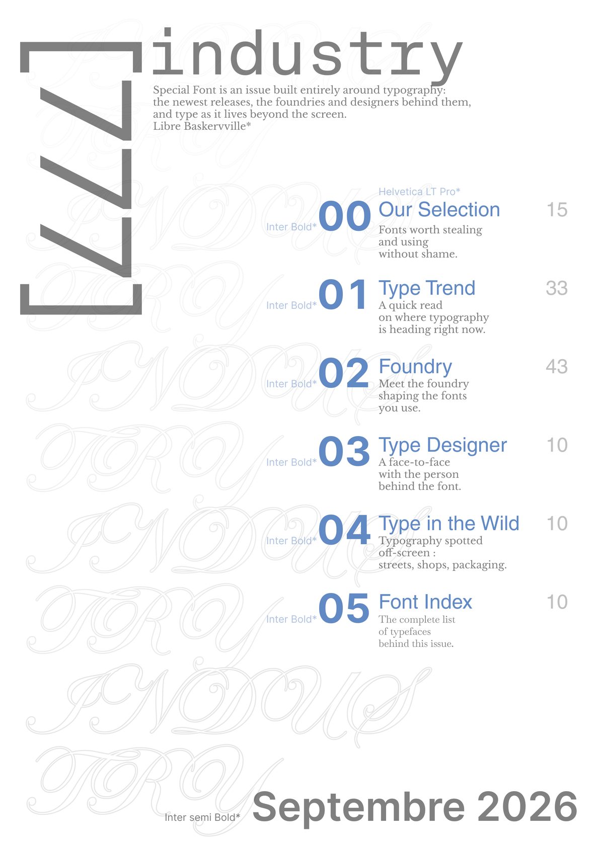 Special Font, page 15